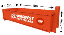 Hooklift Bins 16m